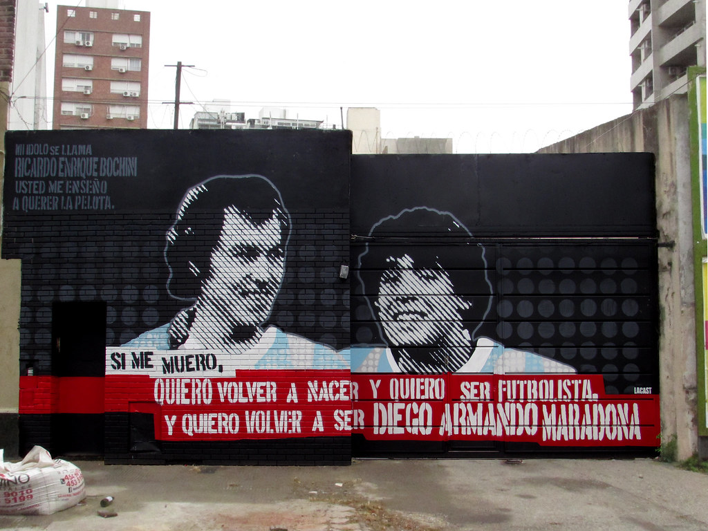 Maradona y Bochini