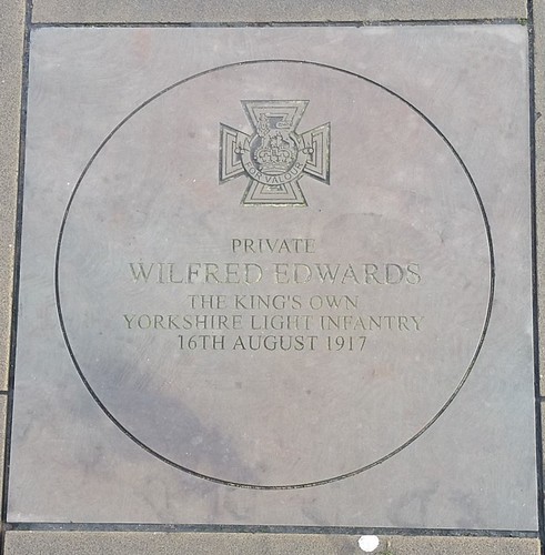 (1893–1917) Private, Wilfred Edwards, The King’s Own Yorkshire Light Infantry, 16th August 1917, Norwich City War Memorial & Gardens, Market Place, Norwich. | by Defend & Attack