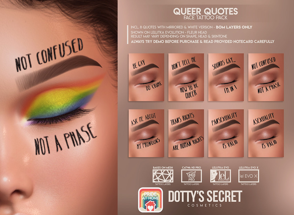 Dotty’s Secret – Queer Quotes – Pride At Home 2021 Exclusive