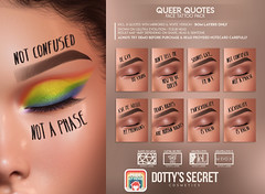 Dotty's Secret - Queer Quotes - Pride At Home 2021 Exclusive
