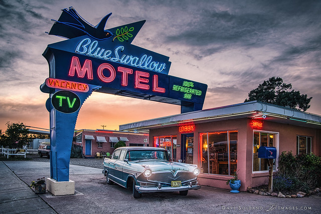 Groov'n at the Blue Swallow - Took a little trip back in time this weekend along Route 66.