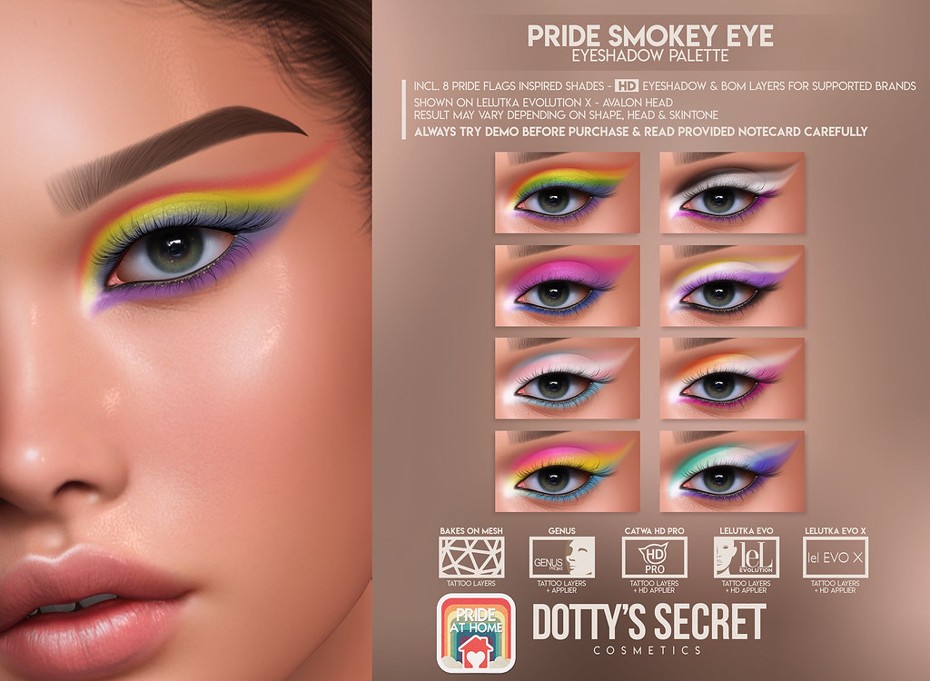 Dotty’s Secret – Pride Smokey Eye – Pride At Home 2021 Exclusive