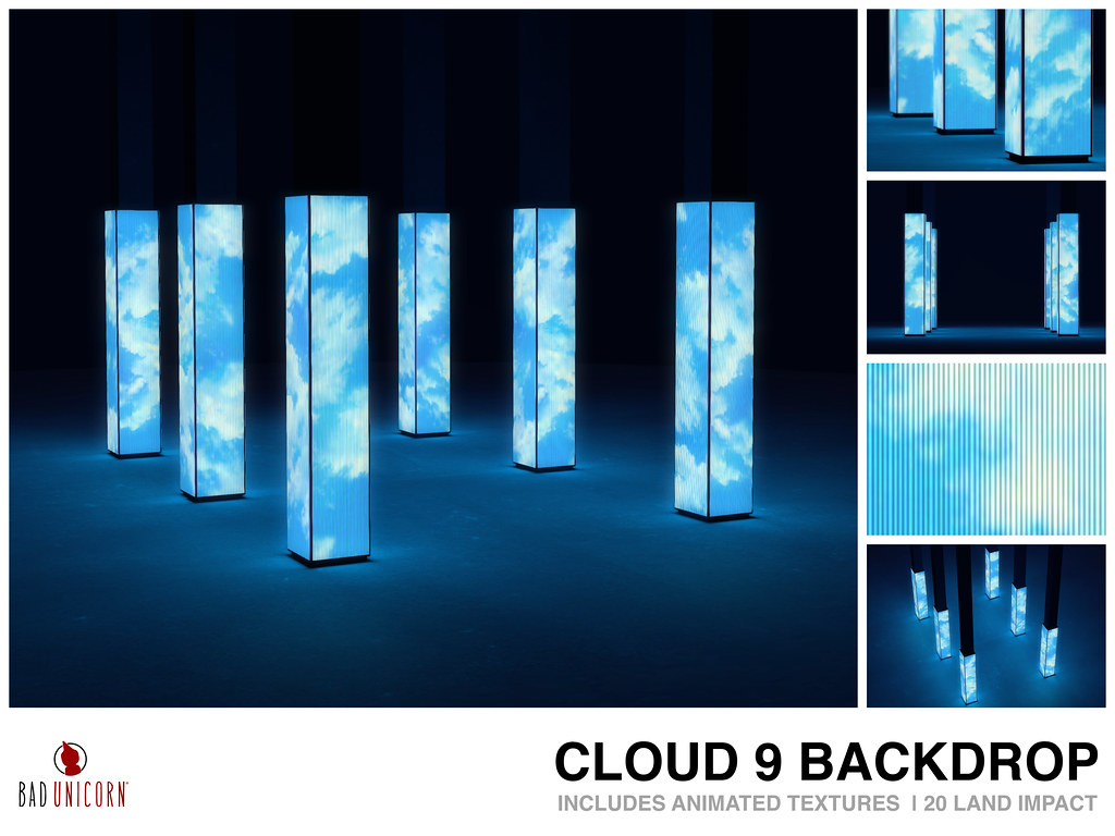 NEW! Cloud 9 Backdrop @ LEVEL