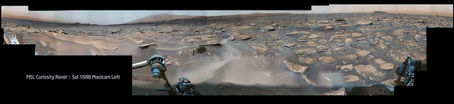 MSL / Curiosity Rover : Sol 1688 Mastcam Left Panorama
