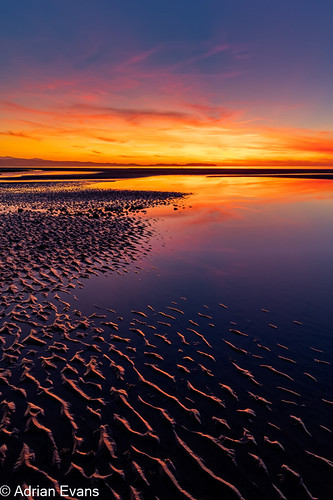 Sunset Seascape Wales by Adrian Evans Photography, Rhyl beach Sunset looking towards Llandudno north Wales UK
<a href="https://shop.photo4me.com/101932