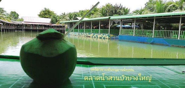 floating riverside market Thailand ตลาดน้ำสวนบัว นนทบุรี