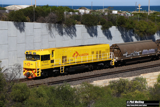 27 April 2021 P2503 3735 loaded grain ex Mullewa Geraldton Port