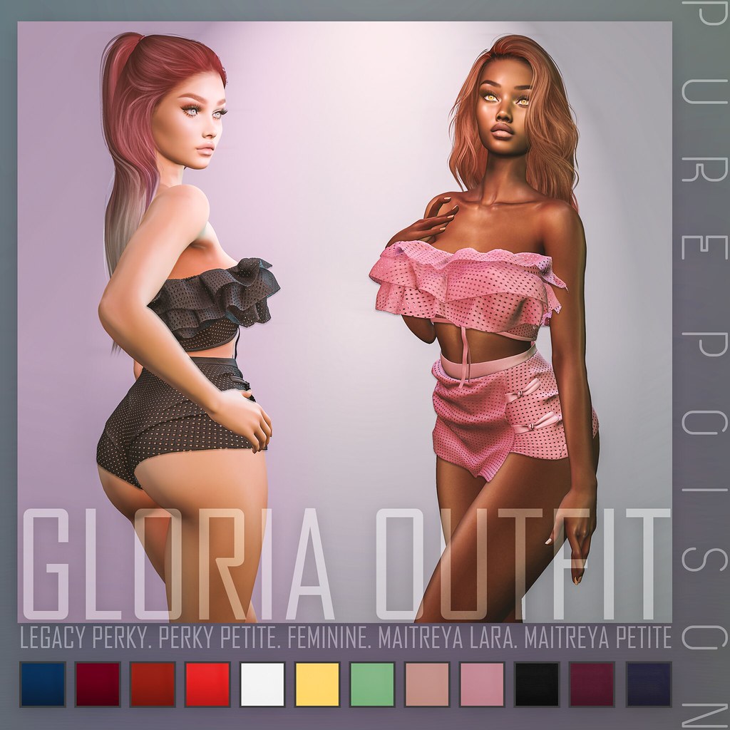 Pure Poison – Gloria Outfit – FaMESHed