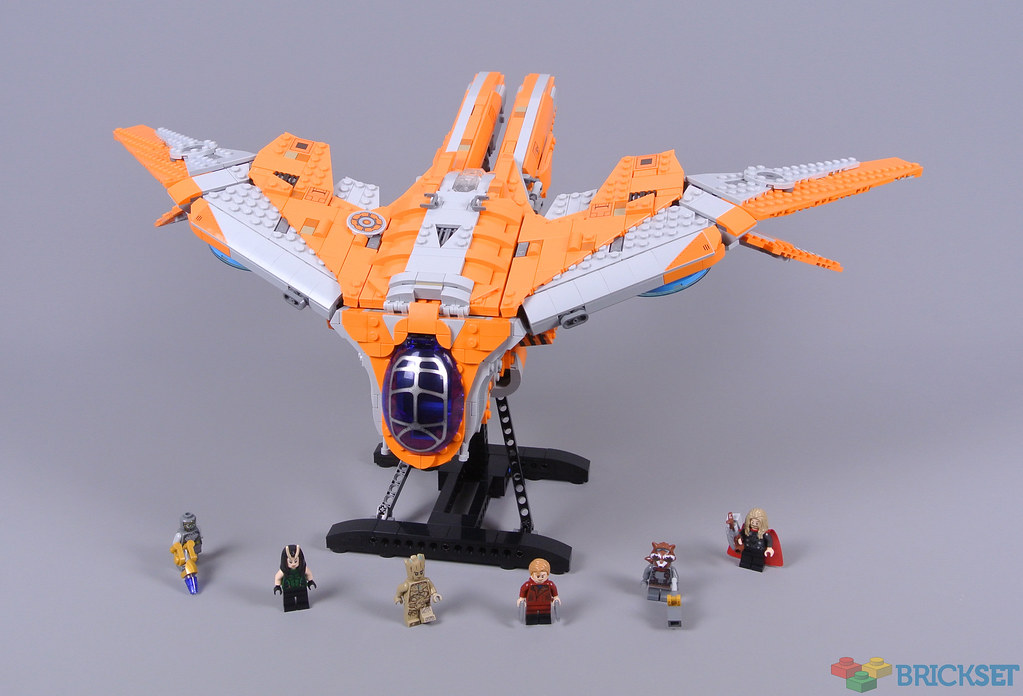 These Lego mini ships of all scales make a perfect display