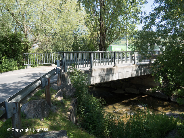 WYN690 Griensammlerstrasse Road Bridge over the Wyna River, Reinach, Canton of Aargau, Switzerland
