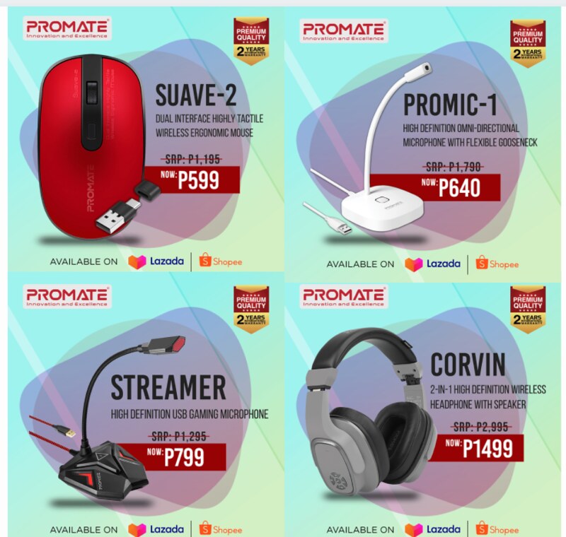 -Upgrade your workstation and get these Promate products for up to 70% off!