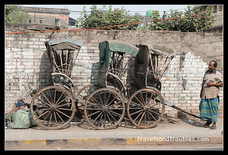 Drie Rickshaw's