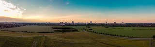 a drone panorama above the Skypoint