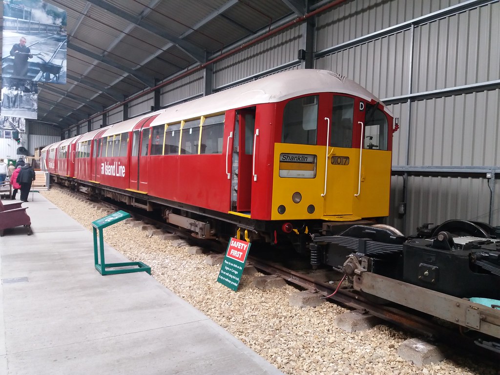 And here she is - 483 007 has been preserved by the Isle of Wight Steam Railway and is resting at their Train Story Museum having arrived here on Wednesday 19th May