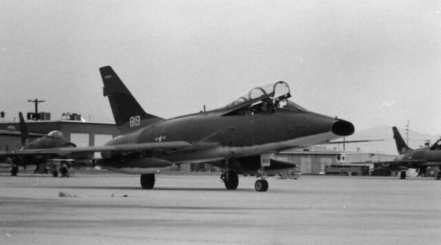 56-3819 N.American F-100F Super Sabre msn 243-95 162TFTG AZ ANG