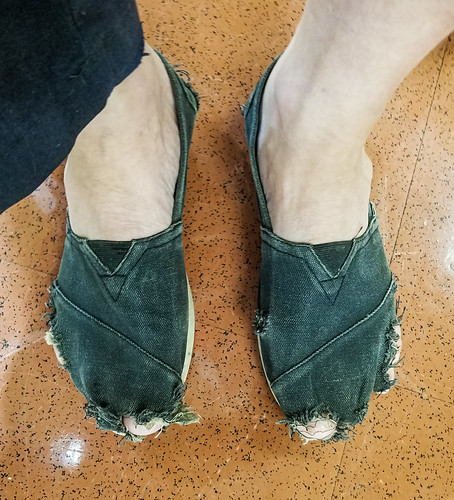 Wearing my old Toms today, exposed toes and all | by name_m82