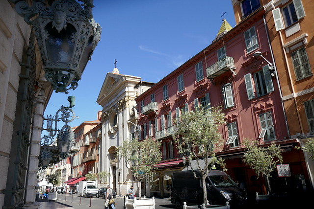 Rue St François de Paule, Nice, Alpes maritimes, Provence-Alpes-Côte d'Azur, France.