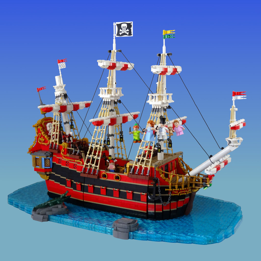 The Jolly Roger, One of my first big MOCs was a ship which …
