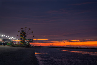After sunset - Cleethorpes beach