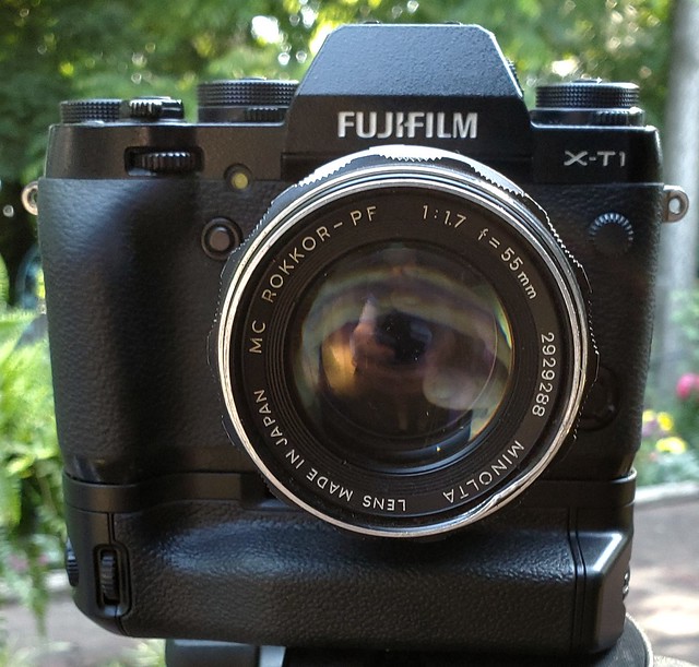 Fujifilm X-T1: Minolta MC Rokkor-PF f1.7 55mm