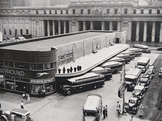 Greyhound Bus Terminal, NY 1936