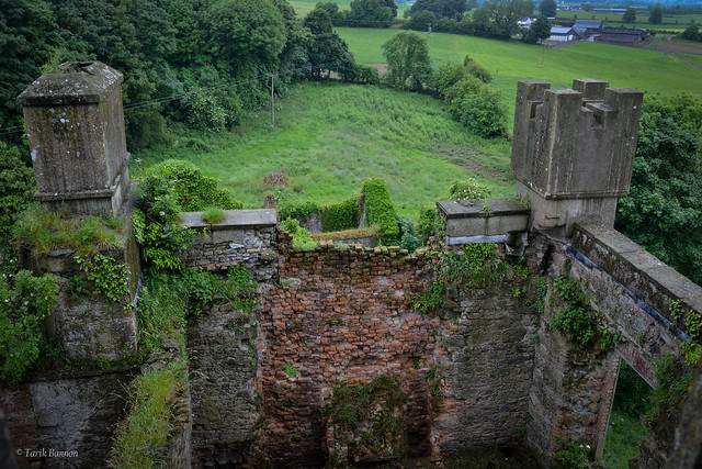 Leap Castle, Ireland- View from 3rd floor