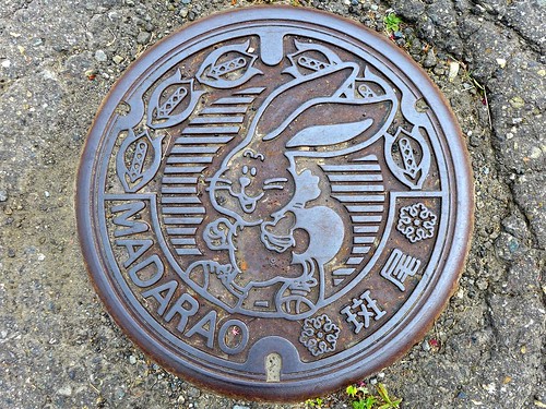 Madarao-Kogen Iiyama Nagano, manhole cover （長野県飯山市斑尾高原のマンホール）