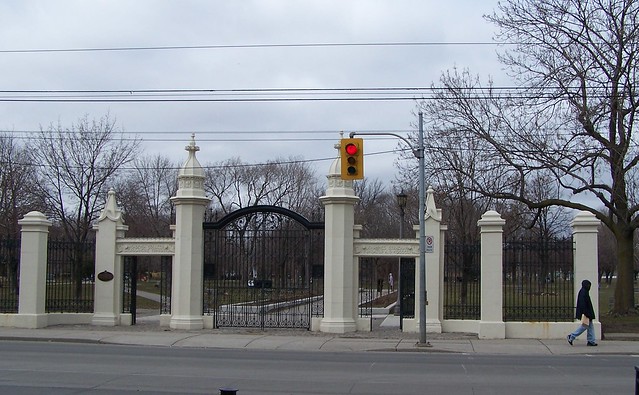 Toronto Ontario - Canada - Trinity College Gate - Trinity Bellwoods Park