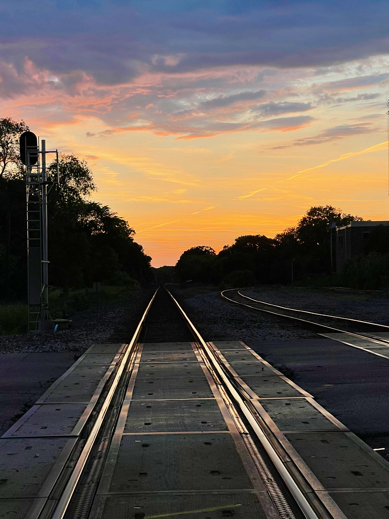 The 2021 Photo Project - June 3 - Day 154 - Sunset Rails