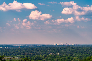 Late Afternoon Nashville Skyline from Luke Lea Heights Scenic Overlook