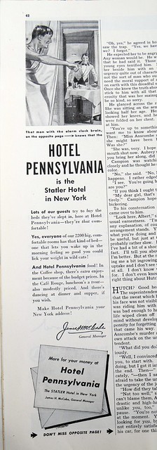 1940 Statler Hotel Ad