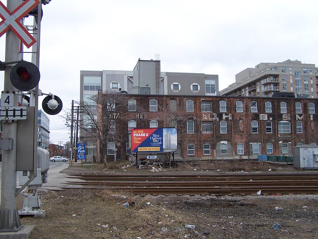 Toronto  Ontario - Canada - Ghost Sign  = John B. Smith Warehouse - Strachan Ave - Tracks  underground now