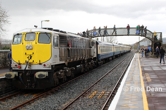 Irish Rail 074 in Clonmel.