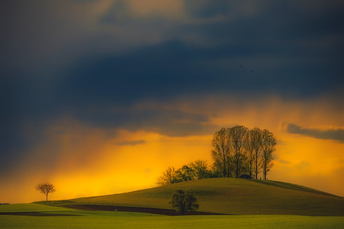 spring 2021 sunset nature clouds season landscape switzerland outdoor hill rainy
