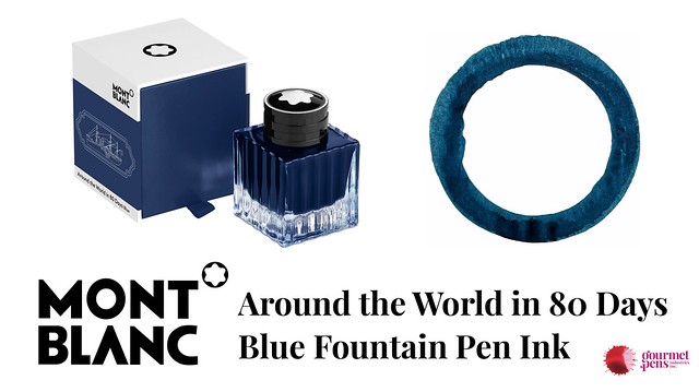 Montblanc Around the World in 80 Days Blue Fountain Pen Ink
