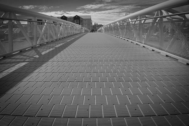 Launceston harbour footbridge