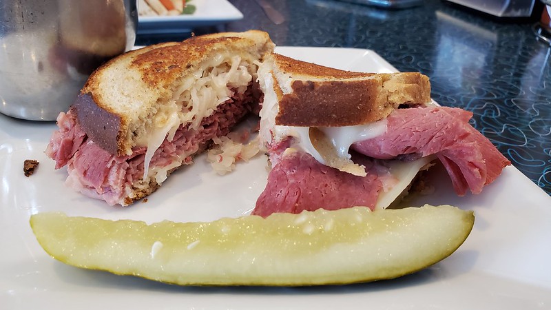 Reuben Sandwich at the Blue Plate DIner, Middletown, RI