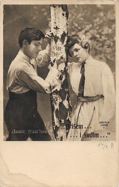 Ivo Badalic and Milada Tana in Brišem i sudim