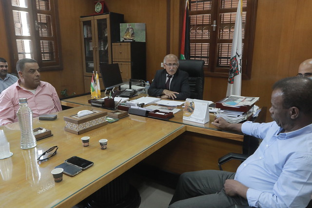 رئيس بلدية غزة يستقبل وفد من تيار الاصلاح الديمقراطي في حركة فتح  (7)