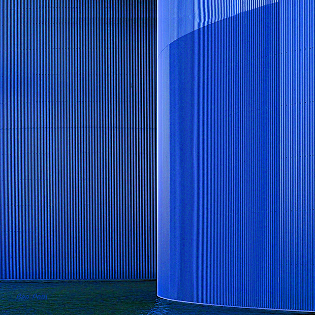 Ben Paul F0741 Composition in blue 2014