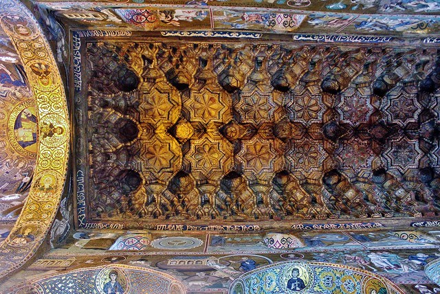 Palermo: Cappella Palatina (Muqarnas ceiling)