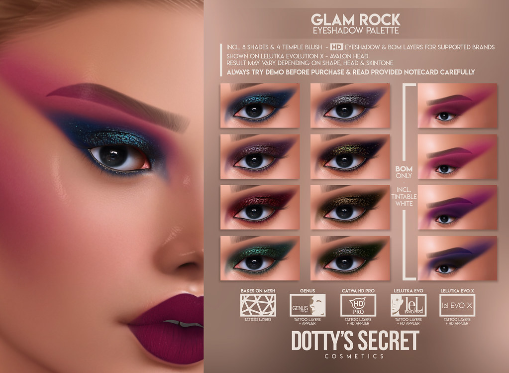 Dotty’s Secret – Glam Rock – Eyeshadow @Vintage Fair 2021