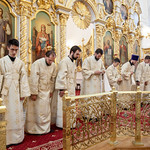 Всенощное бдение в Спасо-Вознесенском кафедральном соборе Ульяновска
