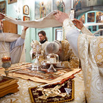 Божественная литургия в храме в честь иконы Божией Матери «Неопалимая Купина» Ульяновска