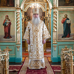 Божественная литургия в храме в честь иконы Божией Матери «Неопалимая Купина» Ульяновска