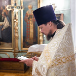 Божественная литургия в храме в честь иконы Божией Матери «Неопалимая Купина» Ульяновска
