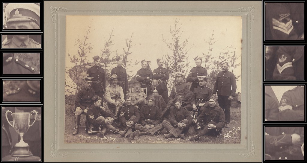 1907 Neapole / Pembroke Photo - Dominion of Canada Artillery Militia Champions of the 