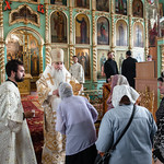 Божественная литургия в храме в честь иконы Божией Матери «Неопалимая Купина» Ульяновска
