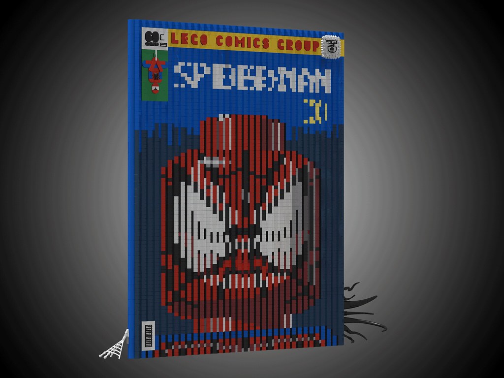 The Lenticular Spider-Man Cover animated