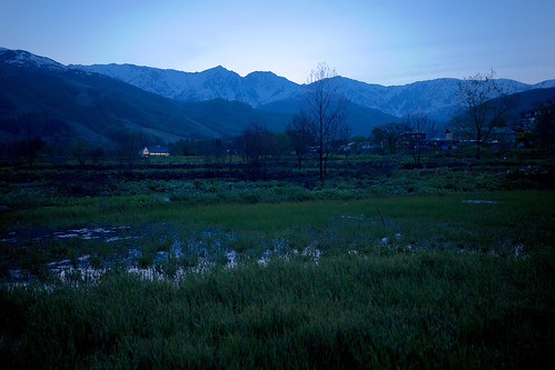 landscape mountain townnscape 白馬村 長野県 japan hakuba nagano